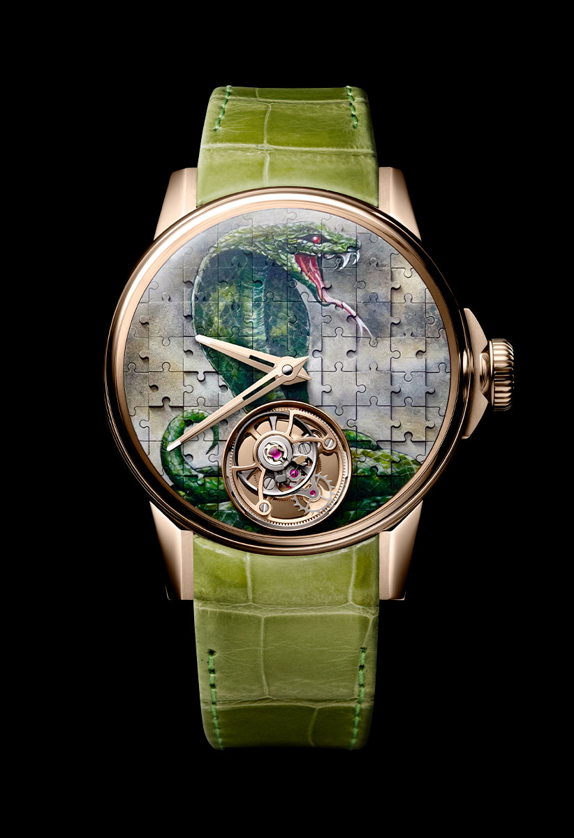 Tourbillon Puzzle Cobra LM-135.50.CR